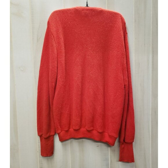 Vintage Wool & Alpaca Cardigan Sweater L, Arnold Palmer Robert Bruce, Red, Large - Picture 5 of 6